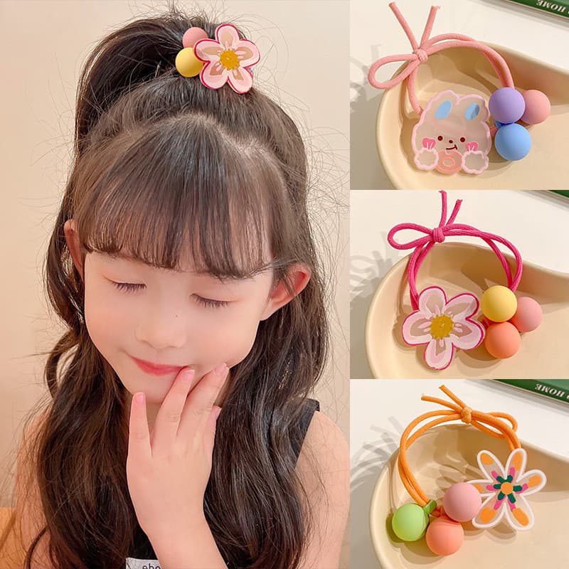 Laço de cabelo coreano para meninas, gravata de bebê, cabeça não machuca o cabelo, gravata de cabeça, menina, rabo de ca
