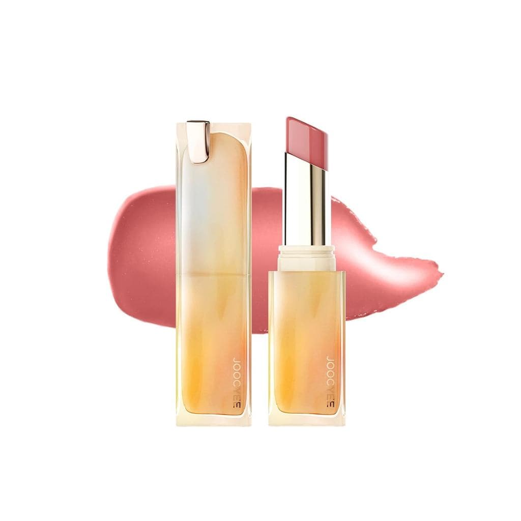 Joocyee Glazed Lip Tint, Batom Hidratante Leve com Efeito Brilhante, Bálsamo Labial Hidratante com Essência, com Esquala