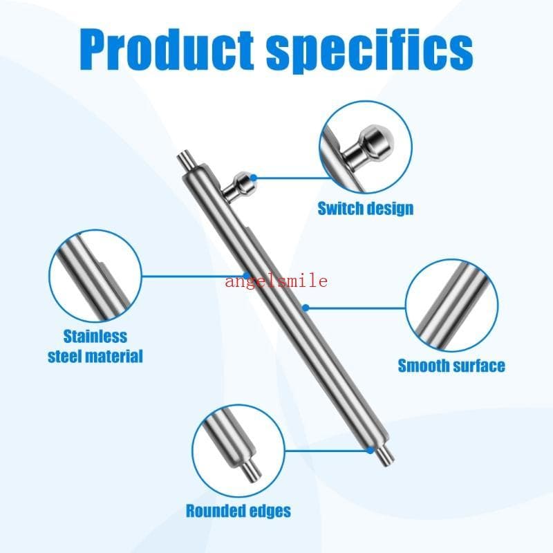 15 Unidades Aço Inoxidável Haste Orelha Parafuso Relógio Conjunto Ferramentas Reparo Manual Acessório