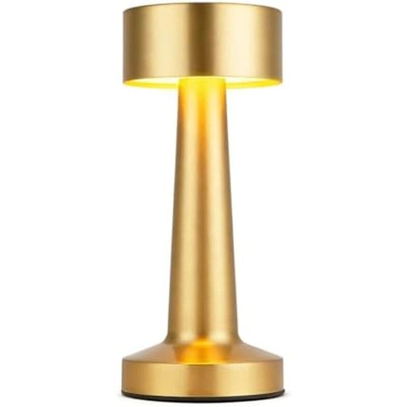 Candeeiro De Mesa LED Portátil HPUFKOT , Abajur De Metal Com Brilho De 3 Níveis , Lâmpada Recarregável Controle De Toque