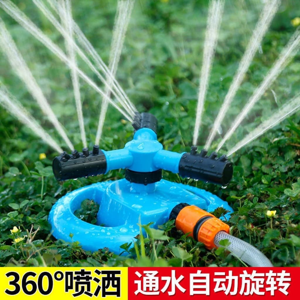 Cabeça de aspersor rotativa de 360 graus para irrigação, aspersor ajustável para hortaliças de jardim, irrigação agrícol