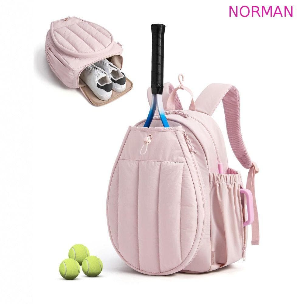 Mochila De Tênis NORMAN , Bolsa Impermeável Para Raquete 20L Confortável Pickleball De Cor Sólida