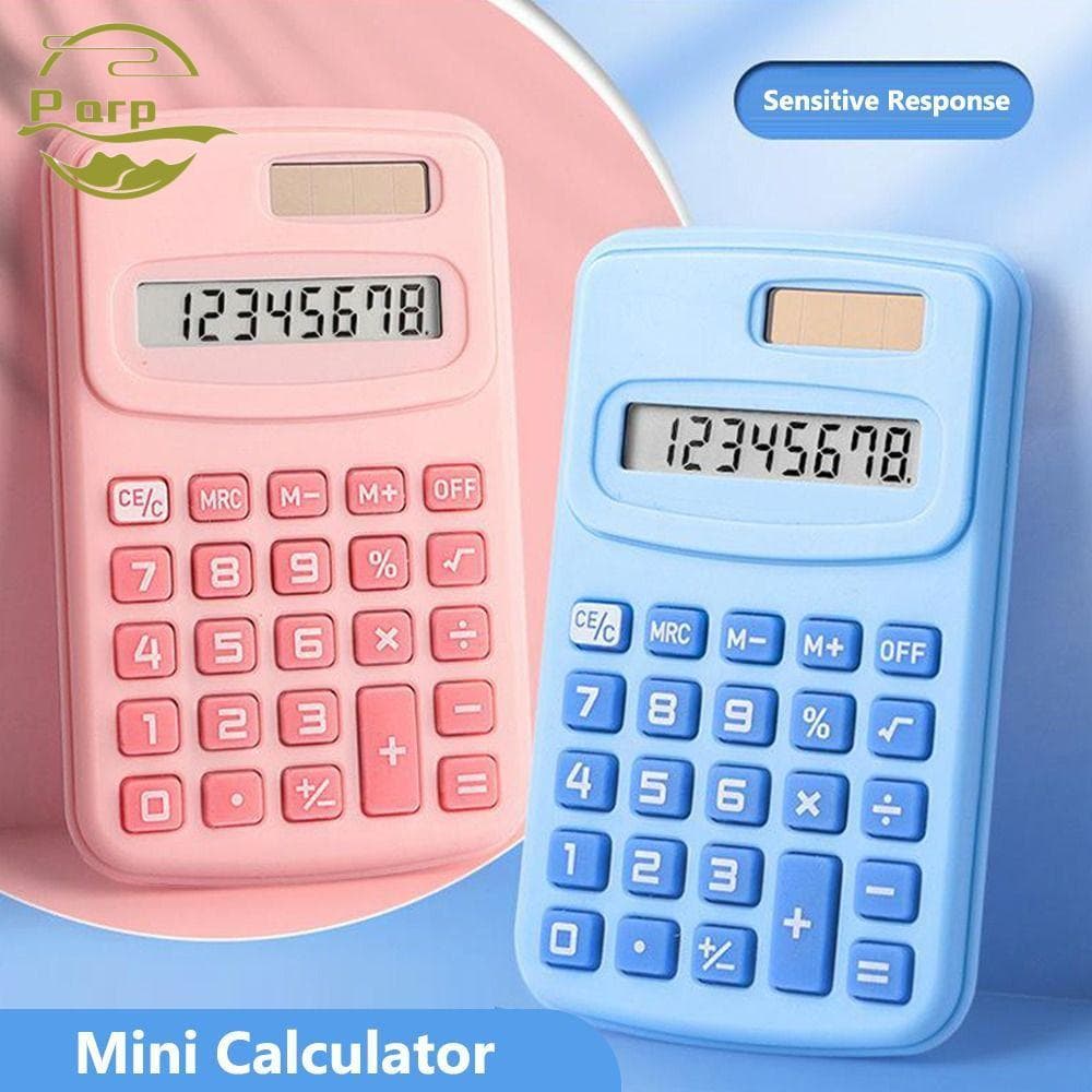 Calculadora Científica PARPERTY1 , Mini De Bolso Grande Com Display LCD De 8 Dígitos , Silenciosa