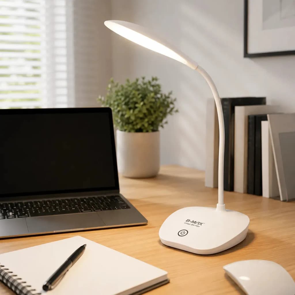 Luminária Flexível Touch 3 Níveis Recarregável Cabeceira Usb