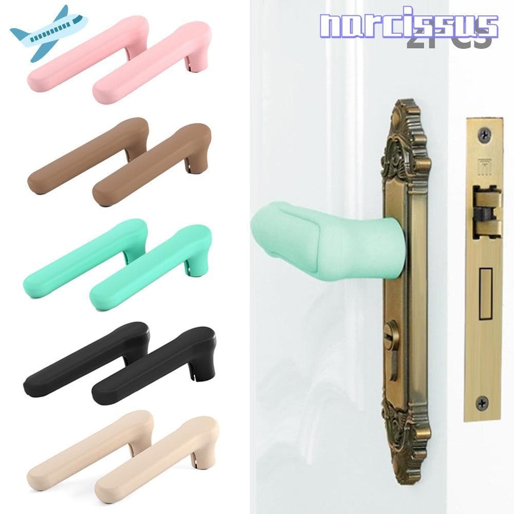 NARCISSUS 2 Pcs Alça Manga Estática Sala De Estar Doméstica Silicone