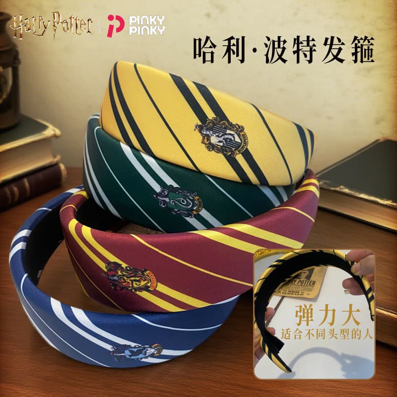 2026 novo estilo Harry Potter genuíno autorizado Co-marca bandana laço de cabelo Gran Fendo magia Hogwarts faculdade mer