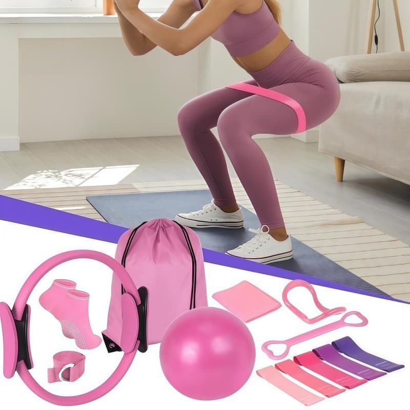 Conjunto de Pilates (13 peças), Acessórios de Yoga