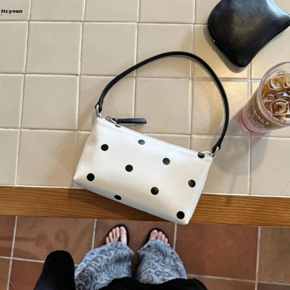 Bolsa Para Axilas HCYNAN , Alça De Ombro Curta , Leve Bolinhas , Roupas Diárias