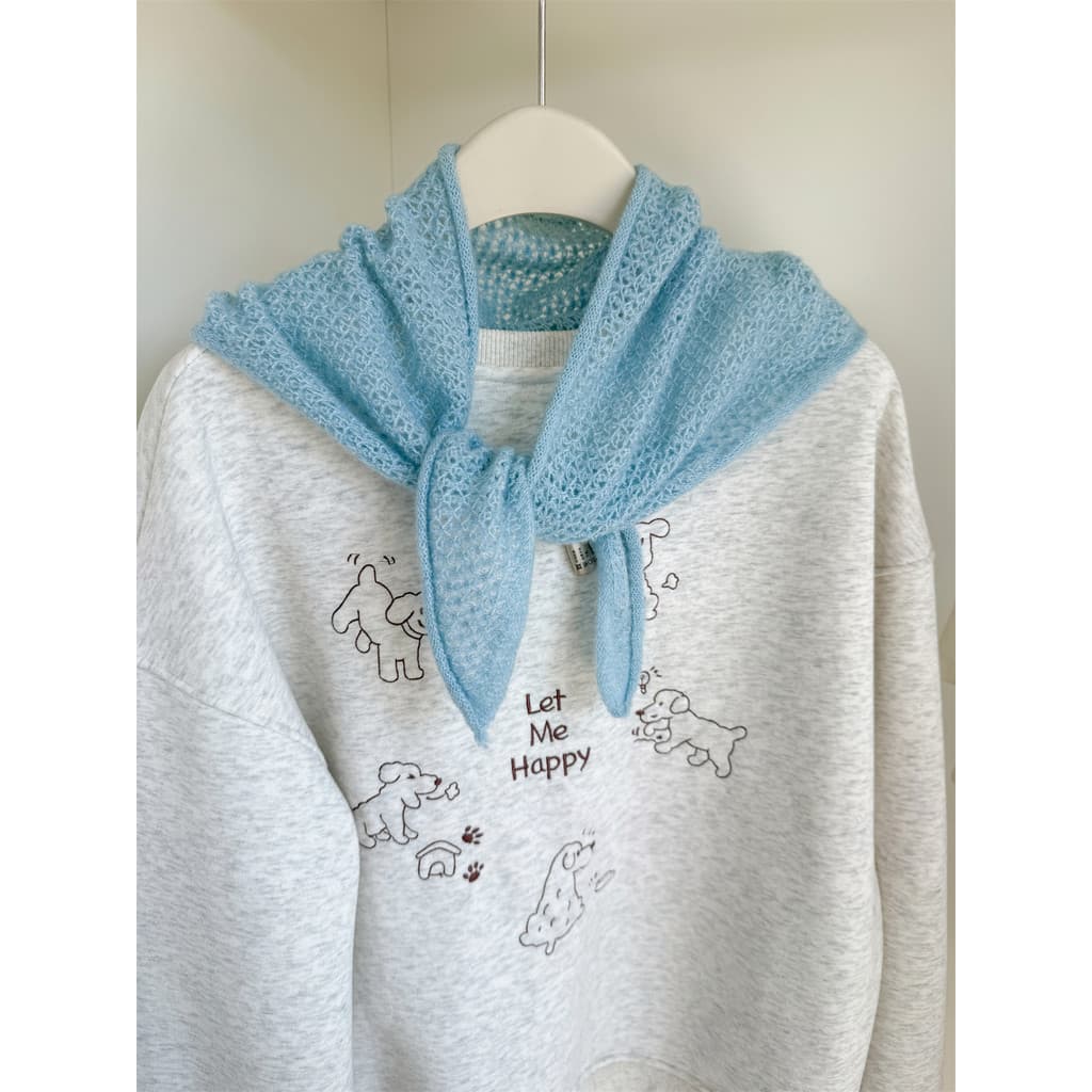 Moda cor sólida oco triângulo cachecol estilo ocidental xale cachecol de malha feminino All-Match quente pescoço proteçã