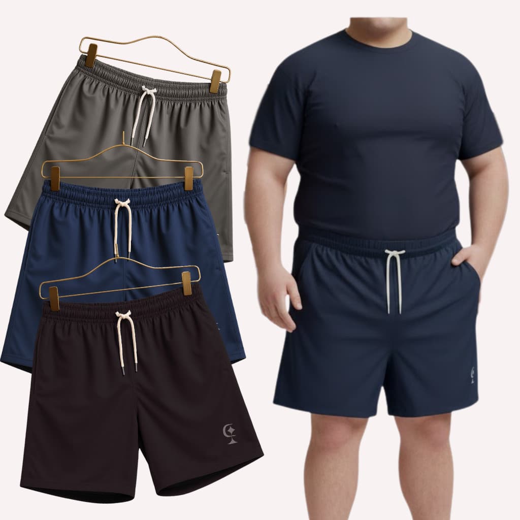 Bermuda Plus Size G4 ao G7 | Conforto e Estilo Casual | Academia ou Dia a Dia
