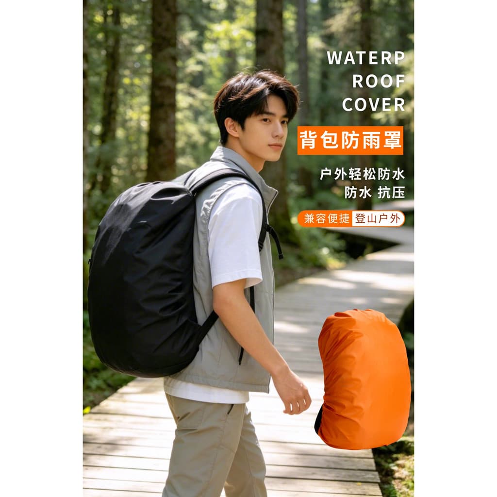 Mochila à prova d'água para exterior, capa à prova de chuva, mochila, bolsa de escalada, capa à prova d'água, bolsa esco