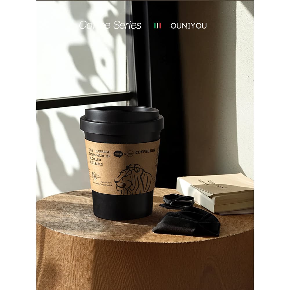 Xícara de café Mini lata de lixo de mesa tamanho pequeno criativo de alto valor simples high-end luz luxo escritório lat