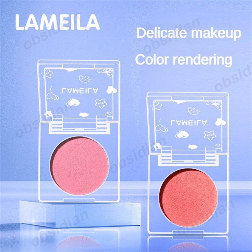 LAMEILA Contour Rouge Rouge Feminino Baixa Saturação Rouge Estudantil Aplique Maquiagem com Confiança Blush Matte