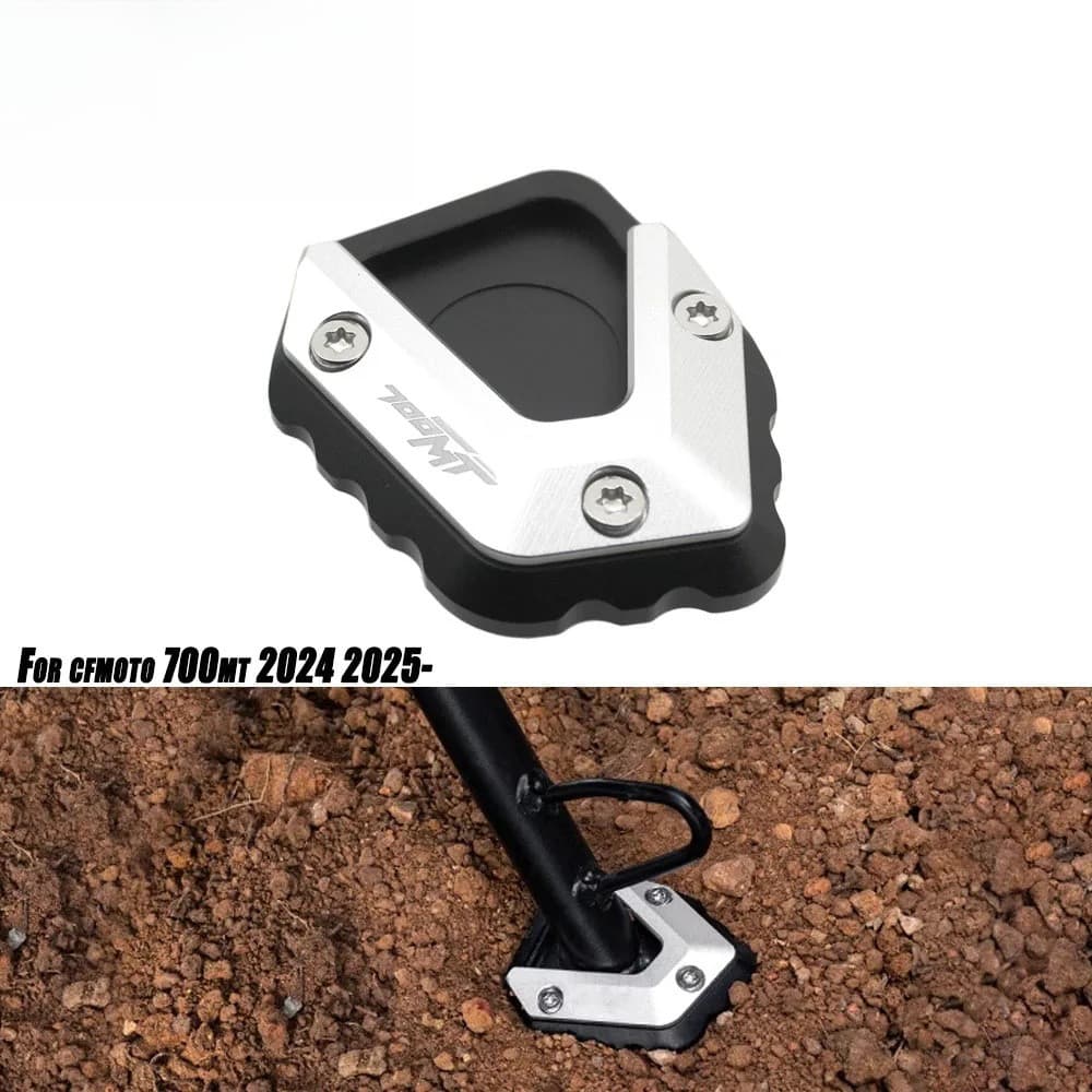 Suporte Lateral para Motocicleta CFMOTO 700MT com Base Ampliada, Extensor de Apoio para Descanso Lateral