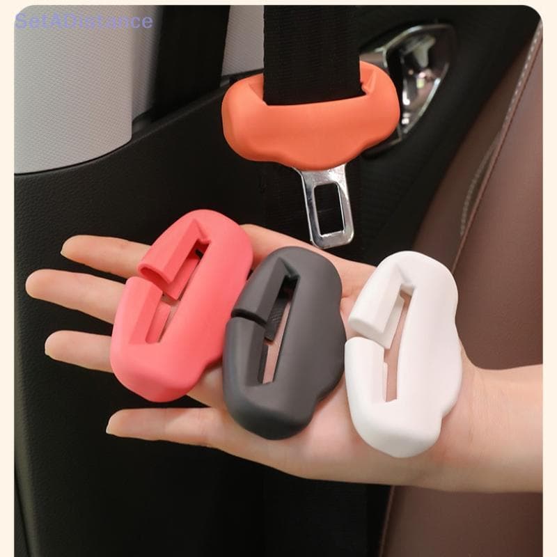 SetADistance 1 Pcs Anti-Risco Borracha Assento De Carro Bule Protetor Clipe Capa De Proteção Universal Cinto De Seguranç