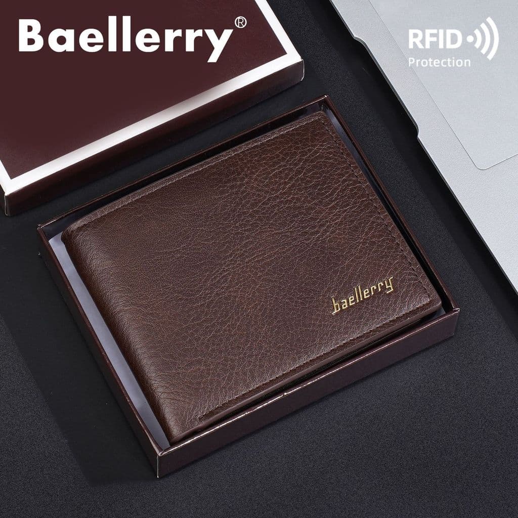 Anti-magnético roubo escova carteira masculina High-End RFID masculino curto moeda zíper saco carteira carteira carteira