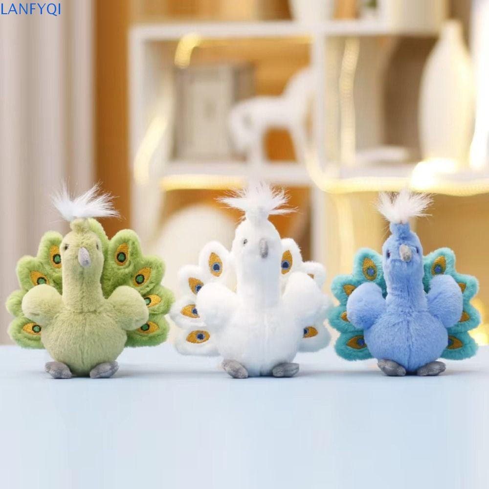 Chaveiro De Pelúcia De Pavão LANFYQI , Boneca Confortável E Fofo , Coleção