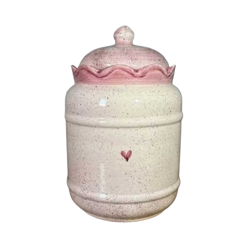 Pote Porta Mantimentos de Cerâmica 2,1L com Tampa Pote Organizador para Cozinha Recipiente para Alimentos