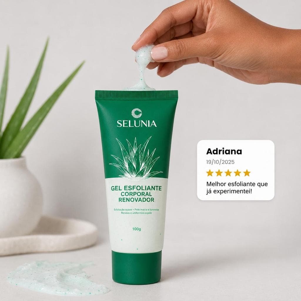Gel Esfoliante Corporal Bum Bum Lisinho 100g - SELUNIA