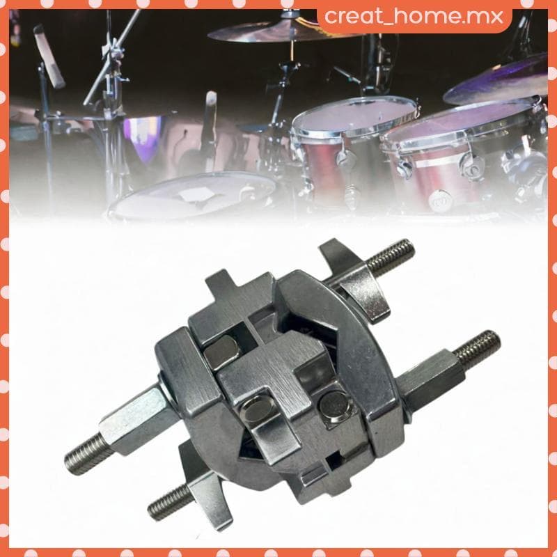 [Creat_home] Braçadeira De Extensão De Prato De Tambor , Suporte De Metal Multi , Acessório De Hardware Para Rack E Kit