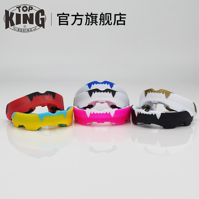 Topking boxe protetor bucal Sanda Taekwondo protetor bucal luta Muay Thai Jitsu equipamento de proteção profissional