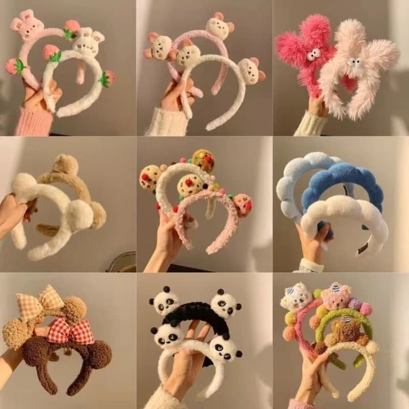 [500 estilos para escolher] Presilhas de cabelo adoráveis e fofas em estilo coreano, muito vendidas, e faixas de cabelo