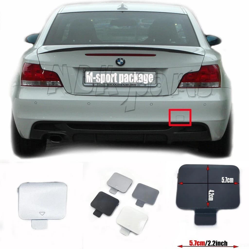 Capa De Reboque Para 07-15 BMW1 M-Sport E82 Coupe E88 Conversível 125i 128i 135i Gancho De Olho Traseiro 51127892601peça