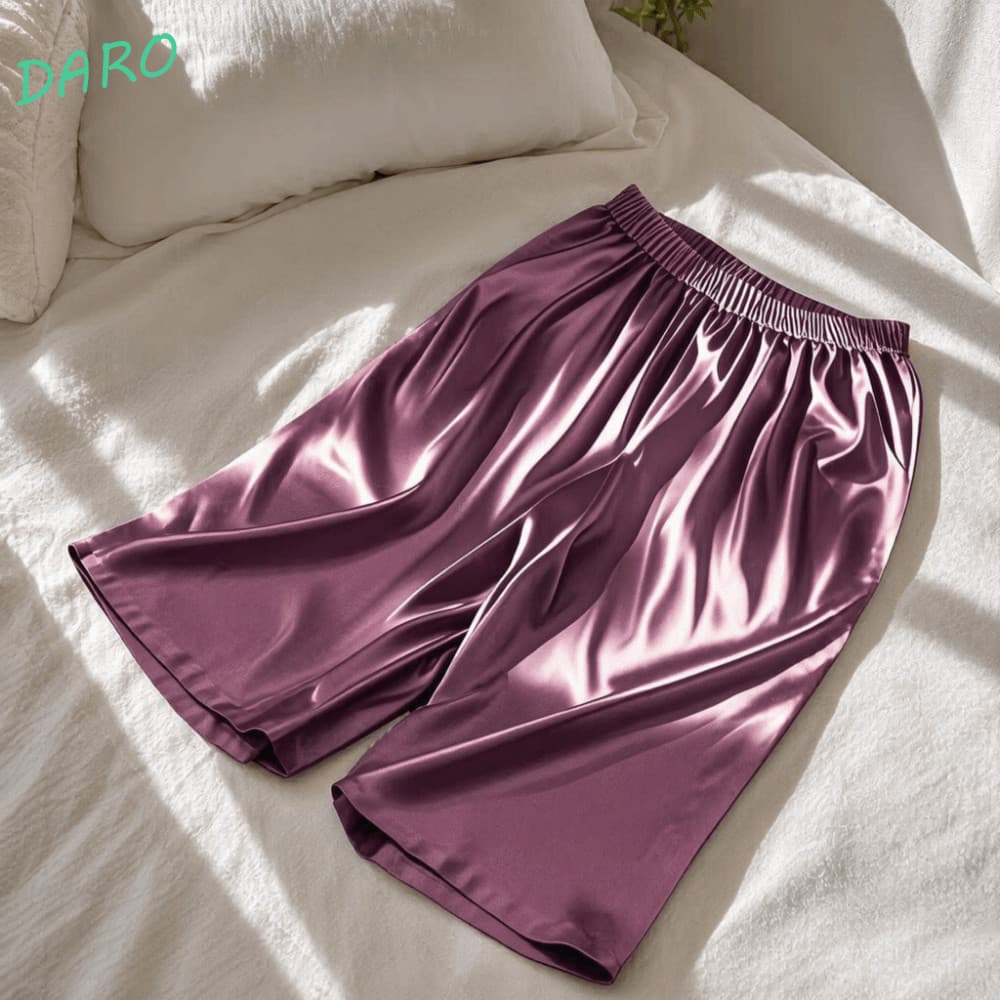 Calças De Dormir Masculinas DARO , Pijama Confortáveis E Respiráveis De Gelo , Shorts Masculinos Com Artefato De Sono Ma
