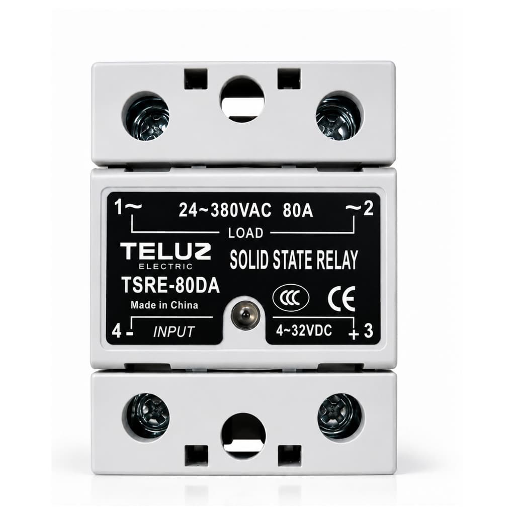 Rele De Estado Solido Ssr 80a 4-32vdc Saída 24-380vac