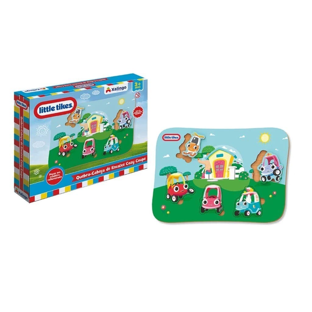 Quebra-Cabeça de Encaixar Little Tikes 5 Peças para crianças a partir de 3 Anos