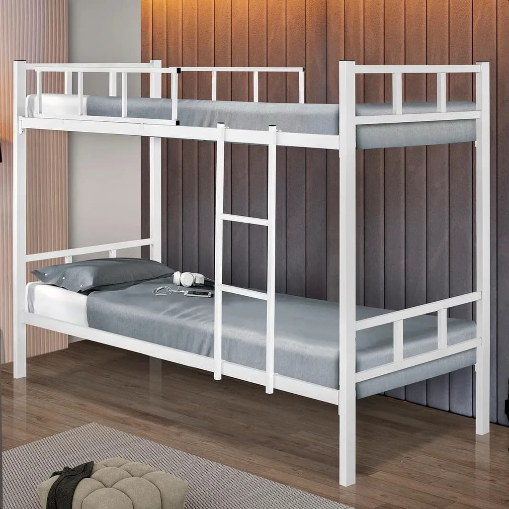 Beliche Solteiro Ferro Branco Loja Tigo Com Escada E Grades Modelo Costzon Monaco