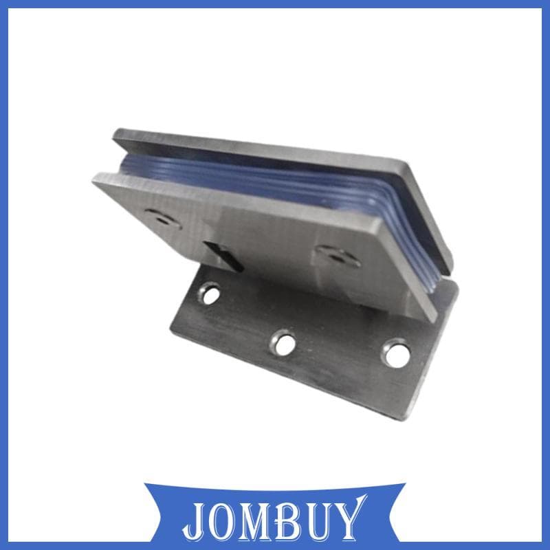 [Jombuy] Dobradiças De Porta De Vidro Ajustáveis Em Aço Inoxidável 90 Graus Braçadeira Substituição De Hardware Para Por