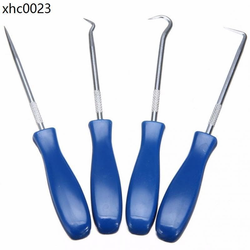 Chave de fenda de vedação de óleo conjunto de 4 peças puxando gancho colheita pneu pedra limpeza selênio tambor mais fer
