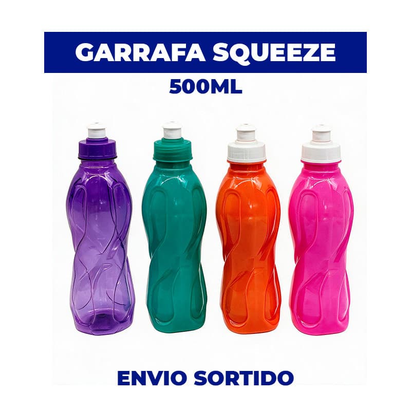 Garrafa Squeeze Fênix Sport 500ml | Tampa Push Pull