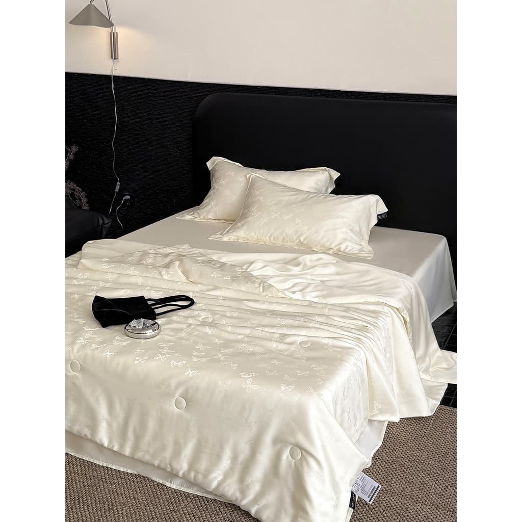 Lenzing Tencel verão fresco colcha conjunto de quatro peças sedoso nu dormir gelo seda legal sentido ar condicionado col