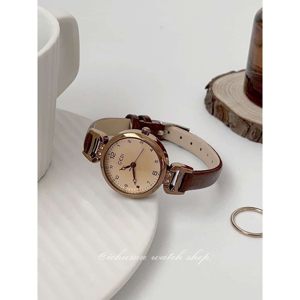 relogio feminino pequeno delicado relogio feminino Junior High School iChumu Relógio Feminino Luz Luxo Nicho High-End Re