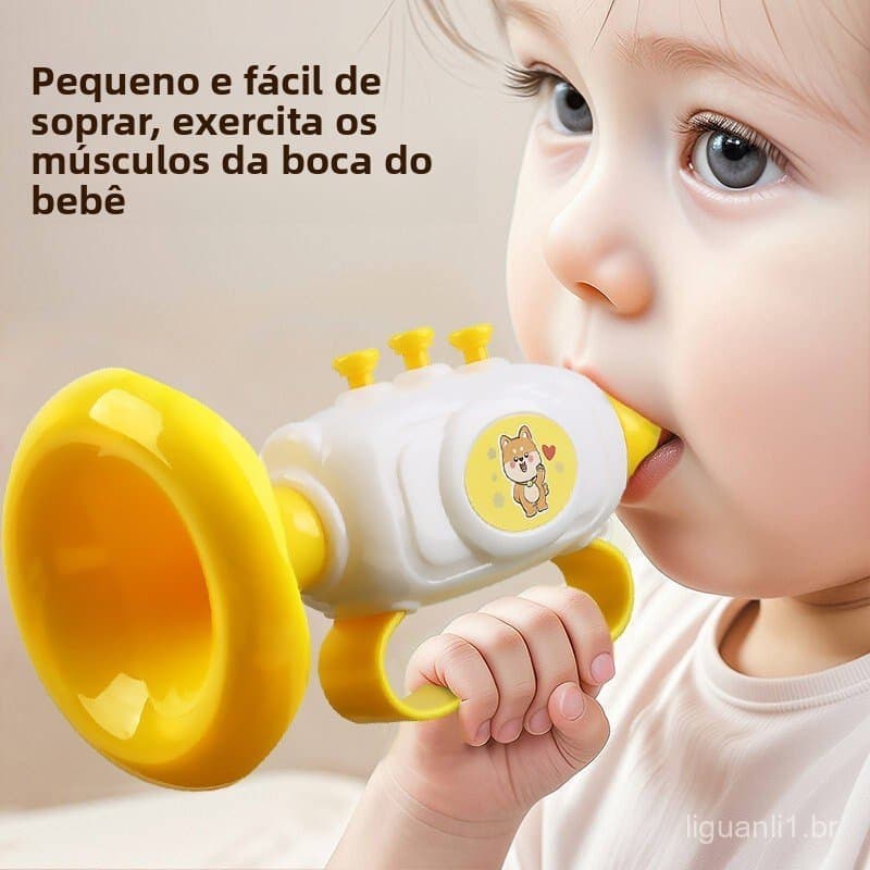 `Trompete de brinquedo infantil Educativo para estimulação infantil Brinquedo divertido adequado para crianças`