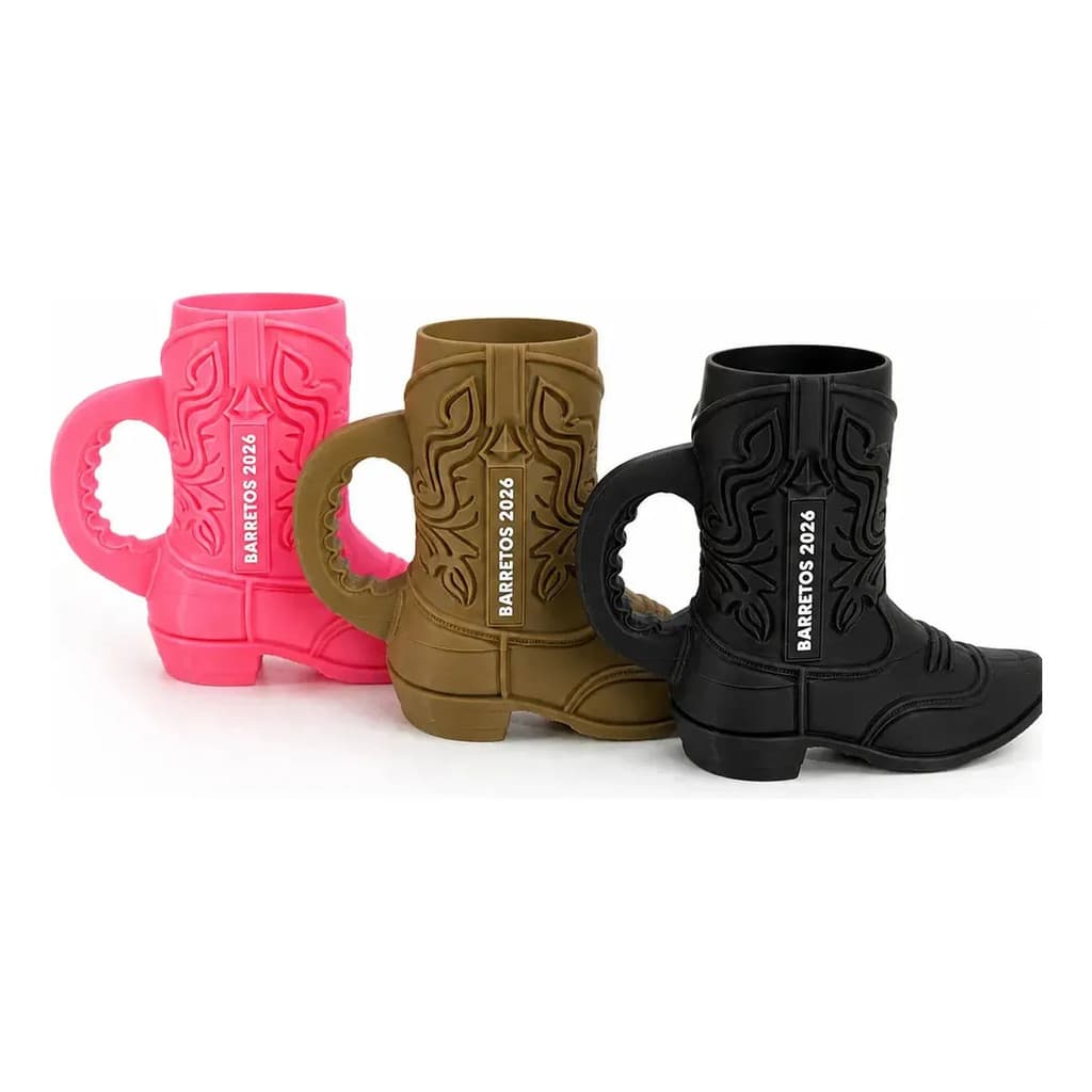 Porta Lata Bota Country Refrigerante E Cervej 350ml Com Alça