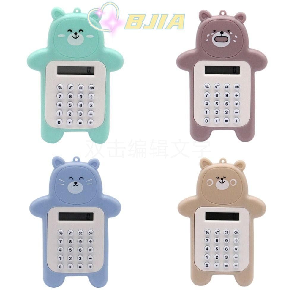Calculadoras Científicas BJIA , Mini Calculadora Com Display De 8 Dígitos , De Estudante Em Formato De Urso