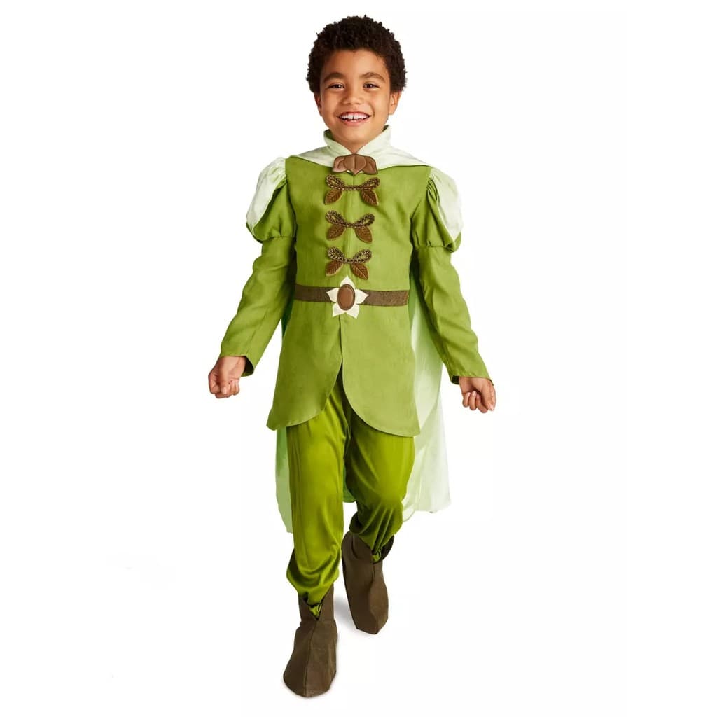 Nova Disney menino sapo príncipe traje Halloween sapo príncipe naven cos mostrar