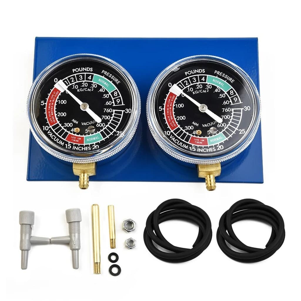 1 Pc Motocicleta Carburador Medidor De Vácuo Balanceador Sincronizador Ferramenta Com Kit Mangueira Barras Extensão Bron