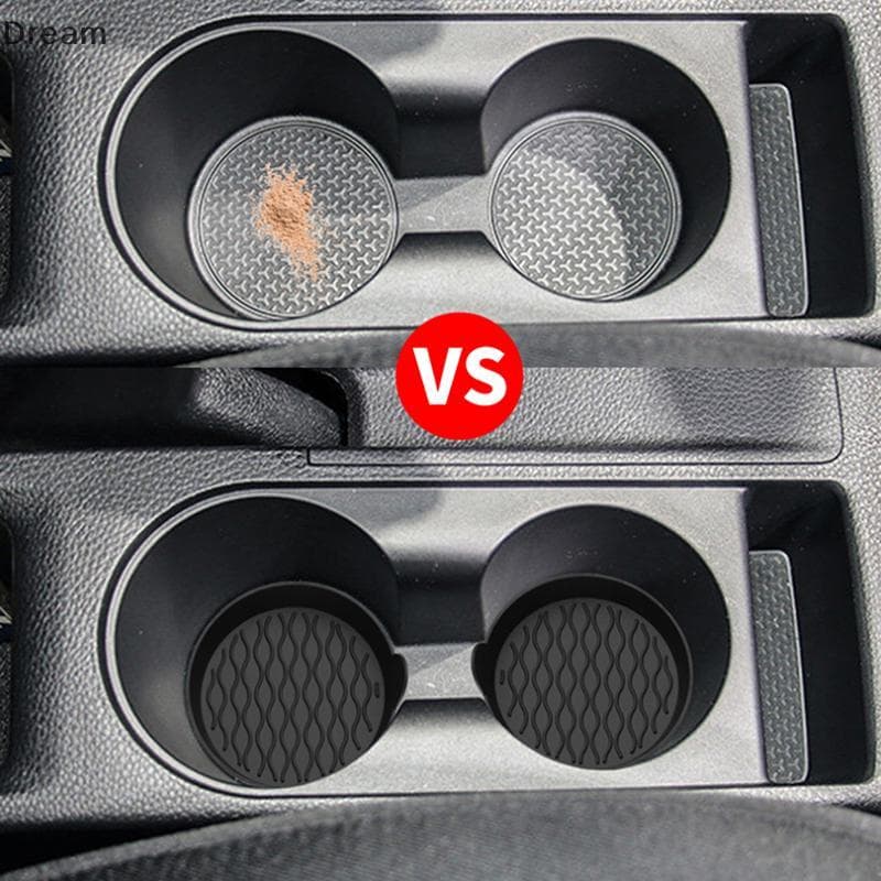 < Dream > Tapete De Silicone Antiderrapante Para Porta-Copos De Carro , Copo De Água , Interior Automotivo , Suporte Beb