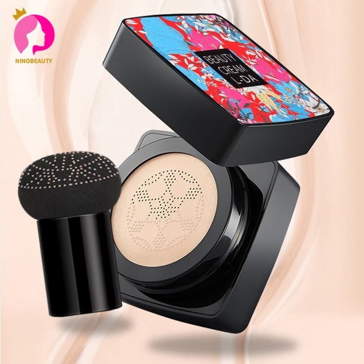 BB Cream/Fundação/Corretor Com Esponja Em Forma De Cogumelo/Base De Maquiagem Iluminadora , Creme Iluminador Sombra Marf