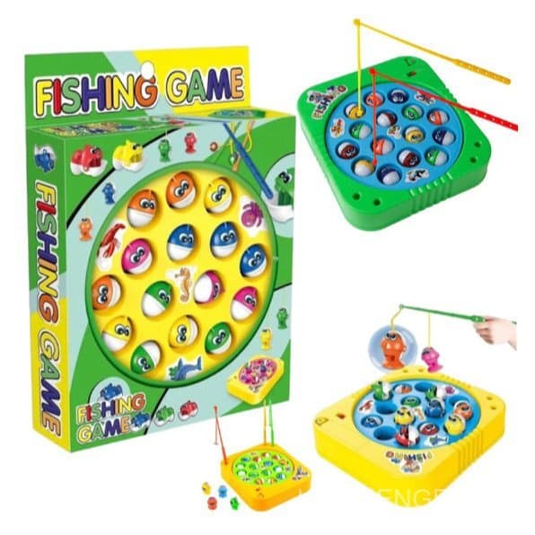 Brinquedo de Pesca a Bateria - Jogo de Captura de Peixes para Família e Amigos - Jogo de Pesca Infantil - Presente ES4X