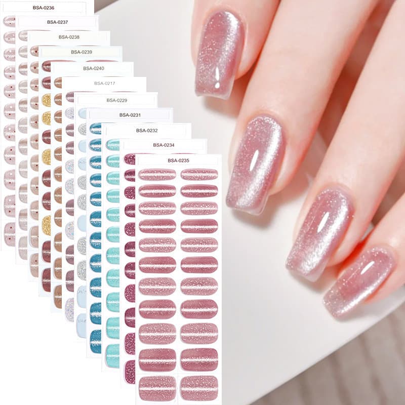 Estoque pronto Zhengxiang NO-Baking Gel Manicure Adesivos DIY Perseguindo Luz Olho de Gato Strobe SEM Iluminação SEM UV
