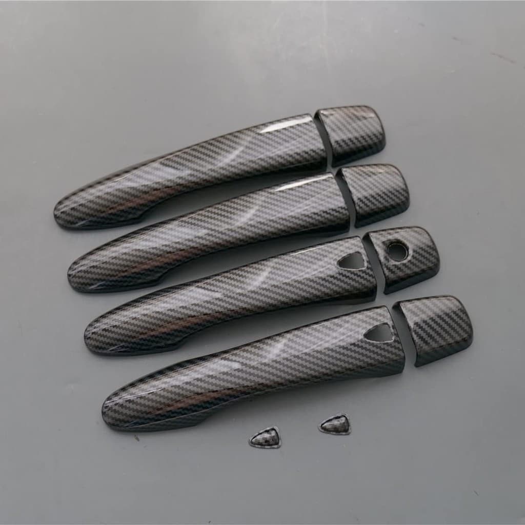 Estilo Esportivo De Fibra De Carbono Impressão Maçaneta Da Porta Capa Guarnição Para Nissan Qashqai Rogue Sport Maxima
