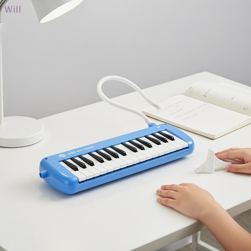 32 Teclas Melódica Com Saco Pianica Bocal Gaita Boca Órgão Iniciante Instrumento Musical Presentes Do Miúdo