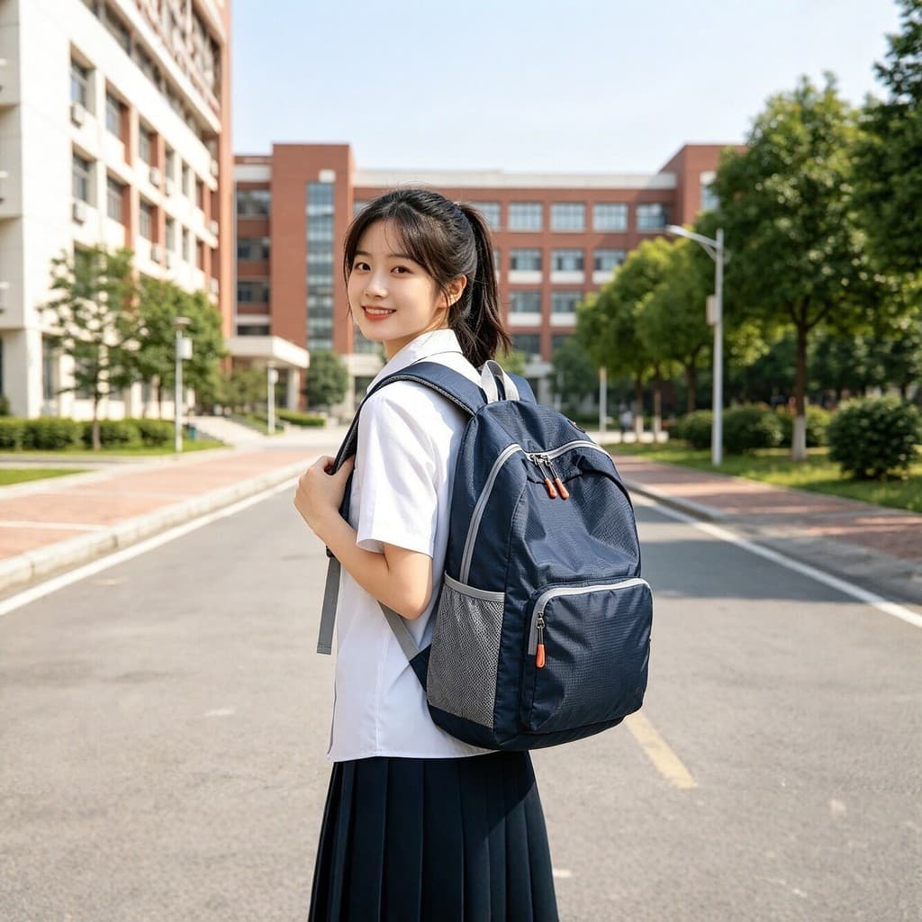 Leve mochila de grande capacidade masculino feminino estudante mochila Commuter mochila de viagem Oxford pano resistente
