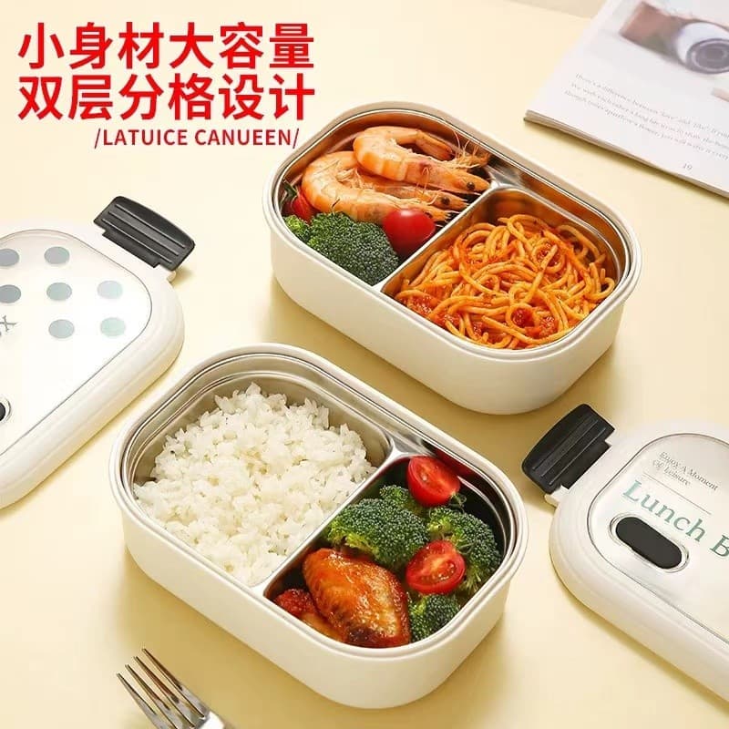 Lancheira isolada de aço inoxidável de qualidade alimentar japonesa compartimento separado especial lancheira portátil e