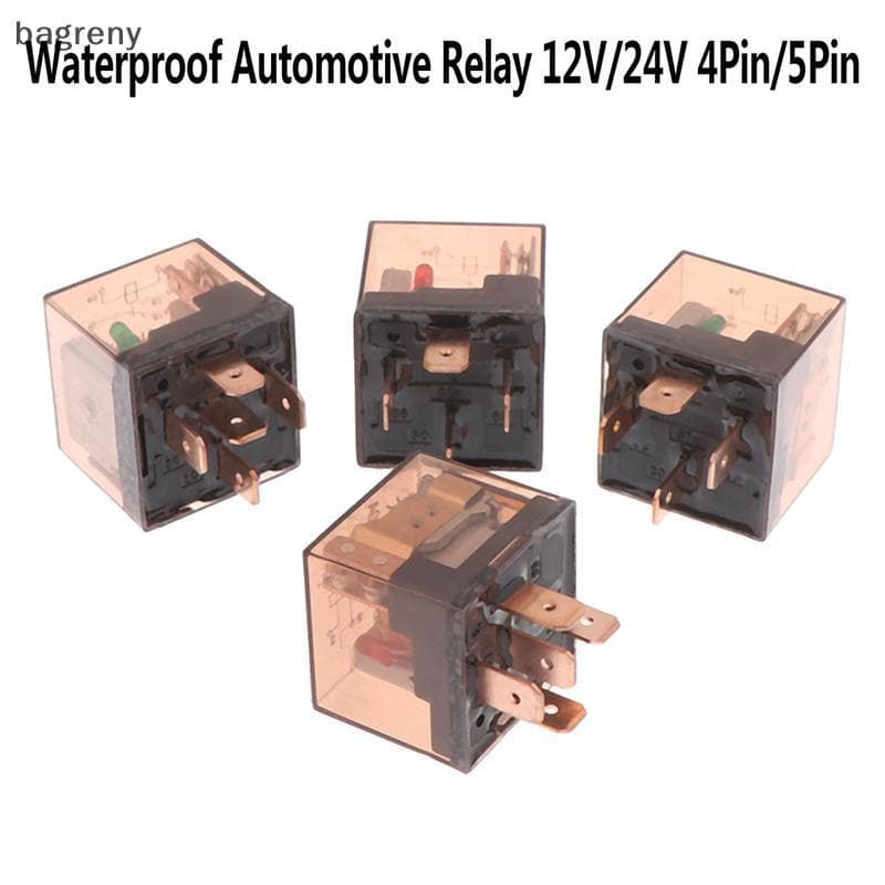 [bagreny] Relé Automotivo À Prova D'água 12/24V 80A 4/5Pin SPDT Dispositivo De Controle De Carro Relés BR